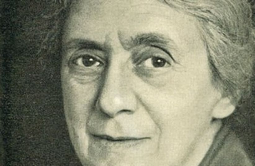 HENRIETTA SZOLD, activist and medical pioneer, seen in 1940.  (photo credit: Wikimedia Commons)