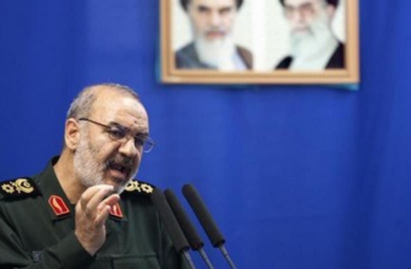 Hossein Salami, deputy head of Iran's Revolutionary Guard. (photo credit: REUTERS)