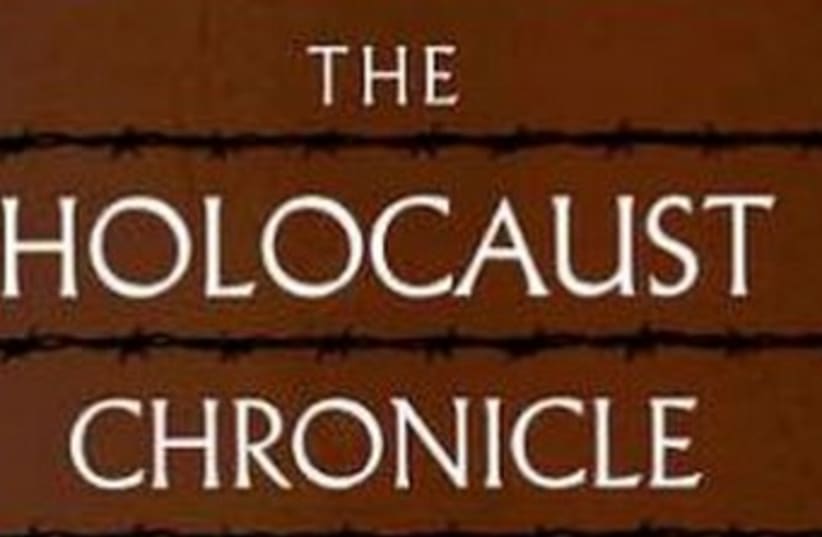 The Holocaust Chronicle cover. (photo credit: Courtesy)
