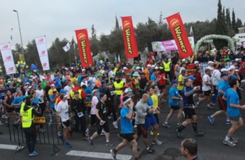 Fourth annual Jerusalem Winner Marathon. (photo credit: JERUSALEM MARATHON)