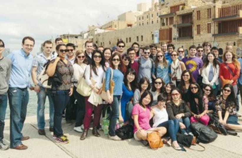 Harvard law students visit Israel (photo credit: Courtesy)