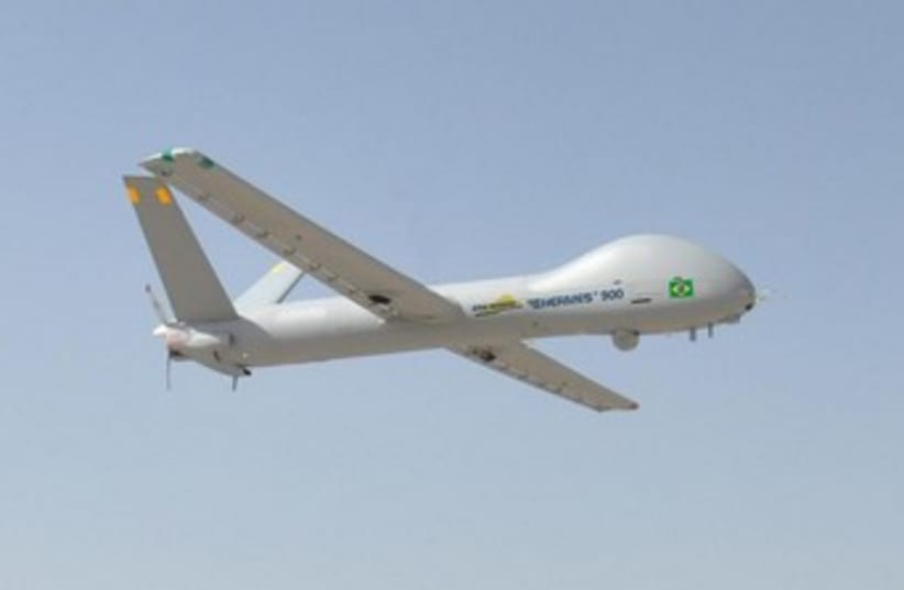 Security drone to be used in 2014 World Cup in Brazil (photo credit: Courtesy)
