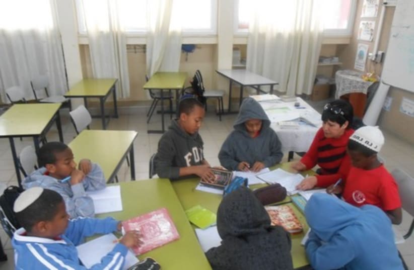 The primary program is SPACE, which enables pupils ‘in their critical years’ to stay after school to receive tutoring, with the aim of providing both emotional and academic support. (photo credit: PHOTOS ENP)