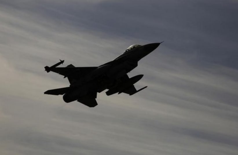 Israeli F-16 fighter jet. [File] (photo credit: REUTERS)