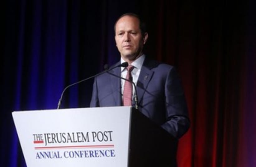 Barkat addresses JPost Annual Conference (photo credit: MARC ISRAEL SELLEM)