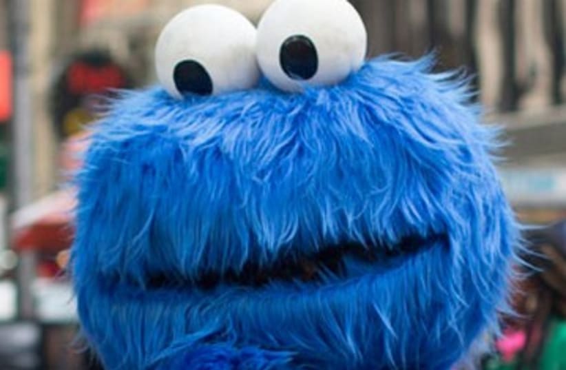 Cookie Monster (photo credit: REUTERS)