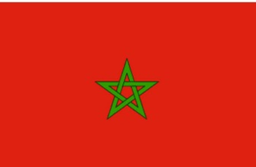 Moroccan flag (photo credit: Wikimedia Commons)