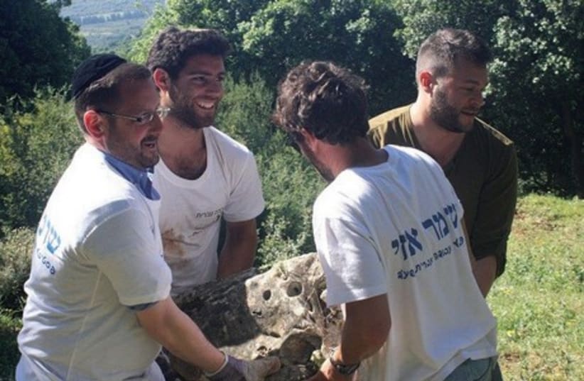 English speaking immigrants, including MK Dov Lipman, join Hashomer Hehadash to help protect farms in the Negev and Galilee. (photo credit: Courtesy)