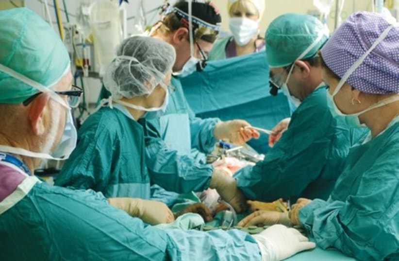 The operating room of Soroka Medical Center. (photo credit: SOROKA MEDICAL CENTER)