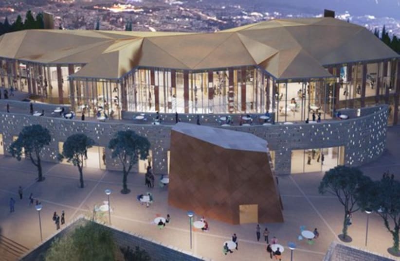 Yes Planet Sherover Cultural Center in Jerusalem’s Abu Tor neighborhood will become a 16-screen movie, entertainment and restaurant complex by June 2015. (photo credit: Courtesy)