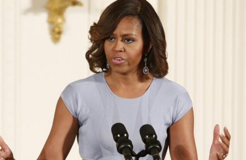 US First Lady Michelle Obama. (photo credit: REUTERS)