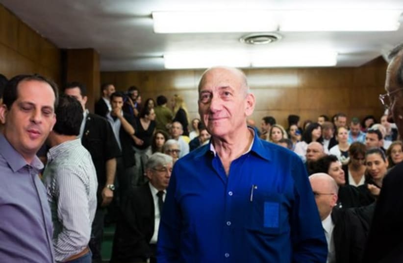 Former Prime Minister Ehud Olmert (photo credit: YOTAM RONEN)