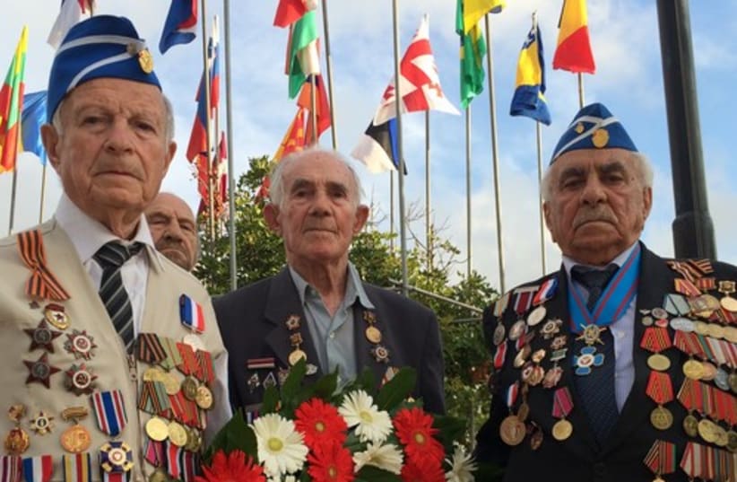 WWII veterans  (photo credit: SAM SOKOL)