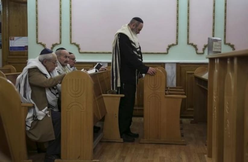 Synagogue in Ukraine [File]. (photo credit: REUTERS)