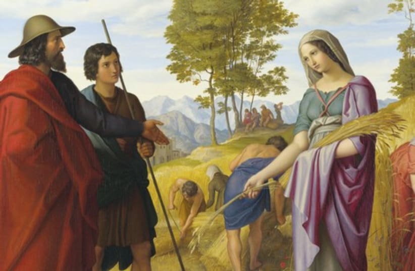 A PAINTING titled ‘Ruth in Boaz’s field,’ which hangs in the National Gallery, London. (photo credit: Wikimedia Commons)