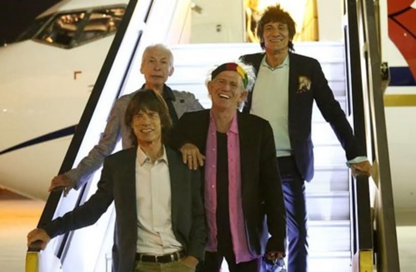 Rolling Stones arrive in IsraelAC (photo credit: ORIT PNINI)