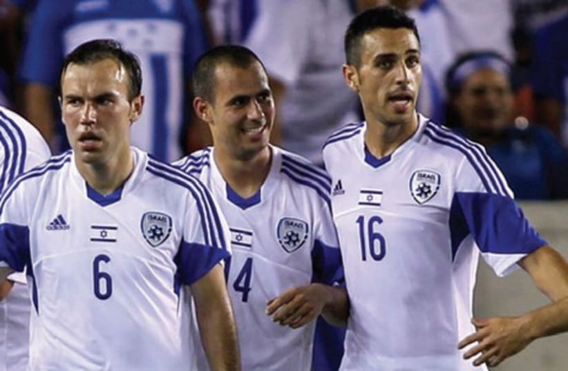 Israel take a victory over Honduras in a friendly in Houston, June 1, 2014.  (photo credit: USA TODAY)