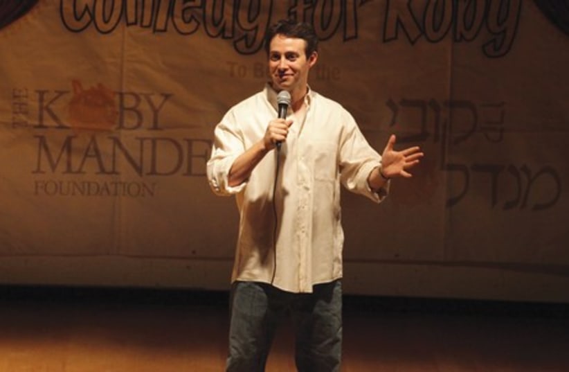 Comedy for Koby founder and comedian Avi Liberman. (photo credit: YISSACHAR RUAS)