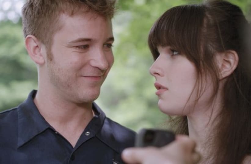 MICHAEL WELCH (left) and Michelle Hendley in a scene from ‘Boy Meets Girl’ (photo credit: Courtesy)