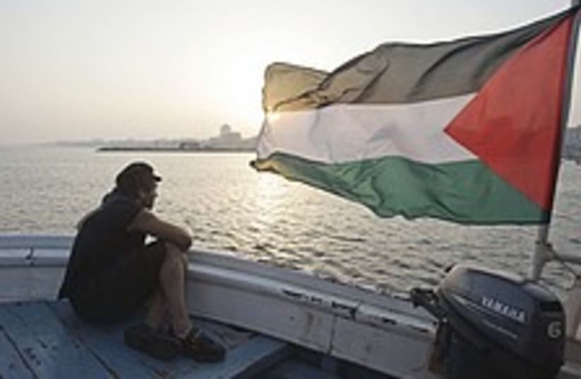 Gaza activist boat 224.88 (photo credit: AP)