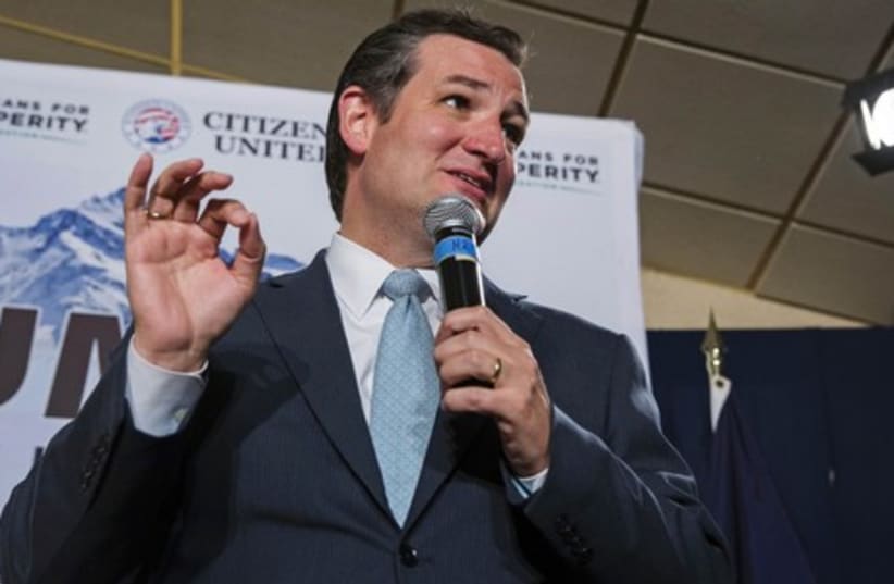 Texas Senator Ted Cruz (R). (photo credit: REUTERS)