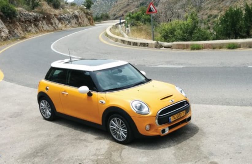 The new BMW Mini Cooper S is bigger and better than ever, without sacrificing its definitive proportions and style (photo credit: JERUSALEM POST)