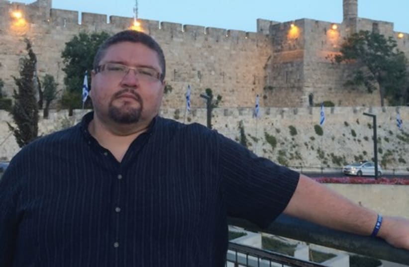 RYAN BELLEROSE visits the Old City in Jerusalem in late May. (photo credit: STAND WITH US)
