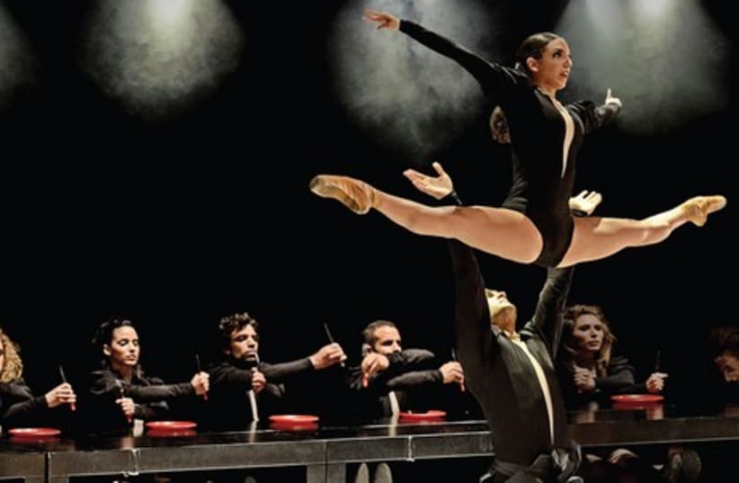 Mayumana and The Israel Ballet unite with a fresh interpretation of Stravinsky’s ’The Rite of Spring’ (photo credit: JERUSALEM POST)