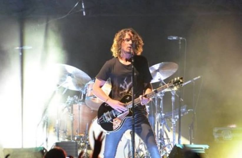Chris Cornell of Soundgarden performs during their concert in Tel-Aviv. June 18, 2014 (photo credit: YUVAL EREL'S BLOG)