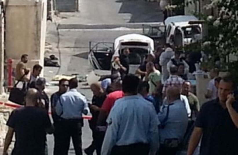 Jaffa car bomb, June 19 (photo credit: BEN HARTMAN)