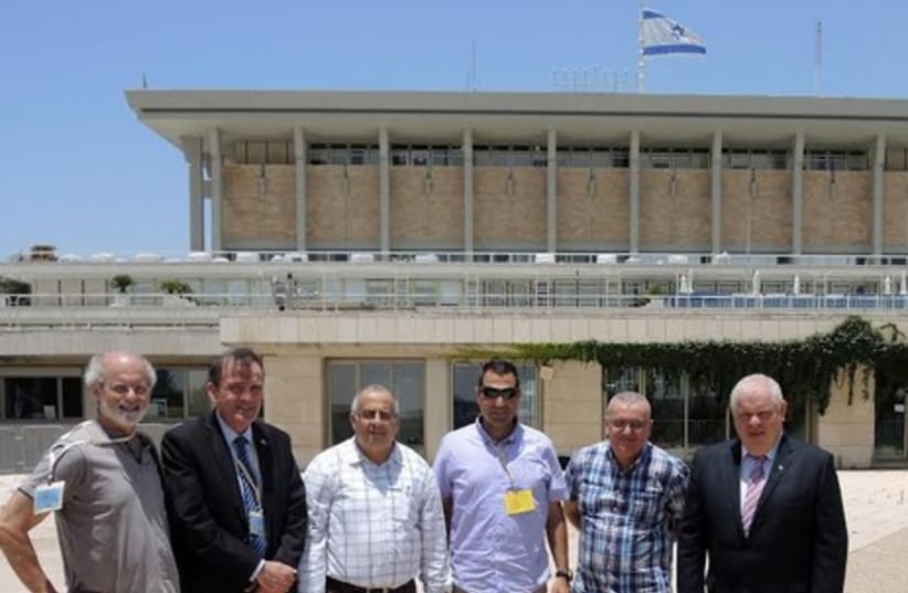 Green roof officials at Knesset. (photo credit: Courtesy)
