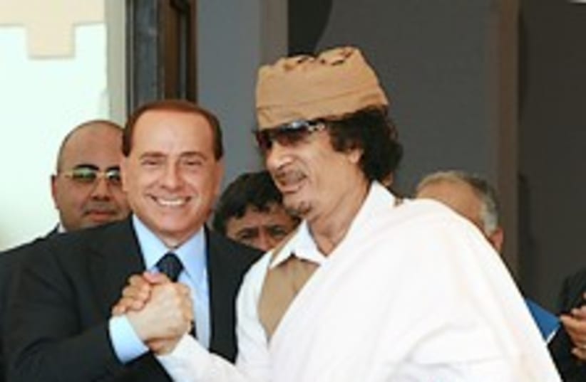 berlusconi libya 224.88 (photo credit: AP)