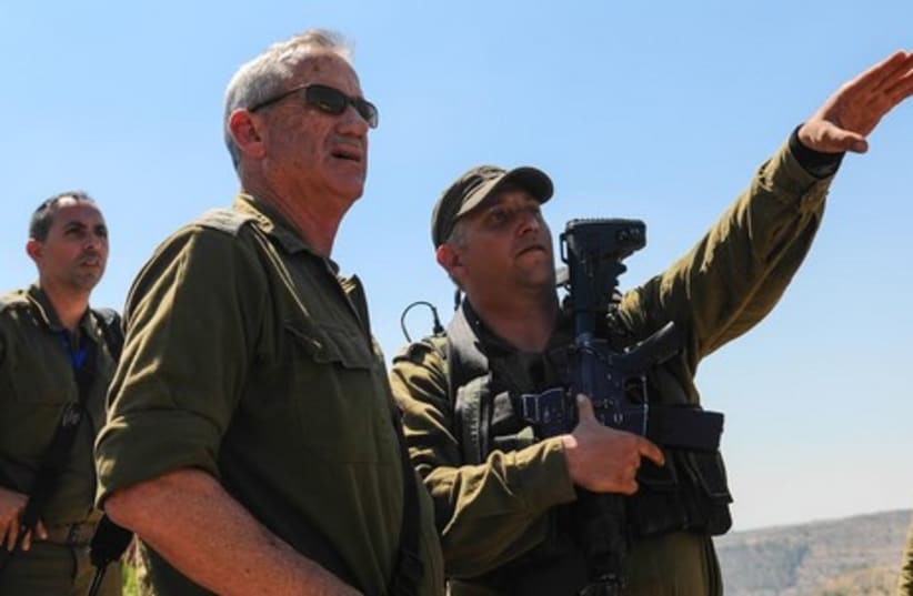 IDF Chief of Staff Lt.-Gen. Benny Gantz, June 24, 2014. (photo credit: IDF SPOKESMAN'S OFFICE)