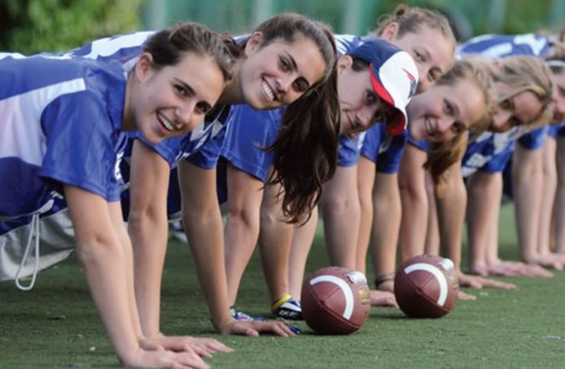 With 29 teams from 20 countries set to participate in the Flag Football World Championship, it will be the largest world championships held in Israel in any sport (photo credit: NERIA GRANEVICH)