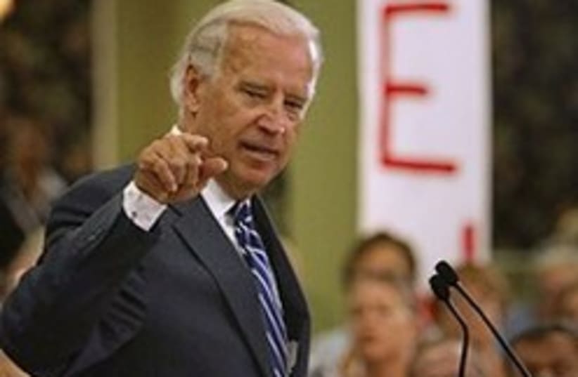 Biden stresses point 248.88 (photo credit: AP [file])