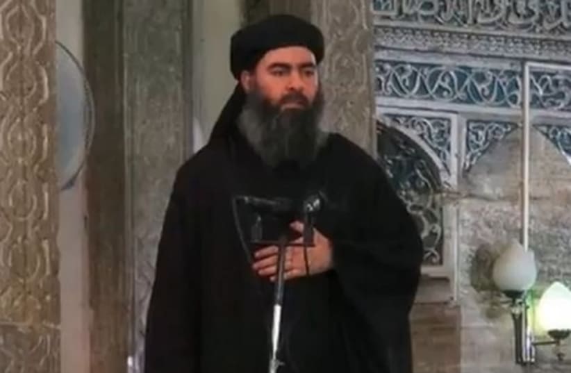 Purported ISIS leader Abu Bakr al-Baghdadi. (photo credit: screenshot)