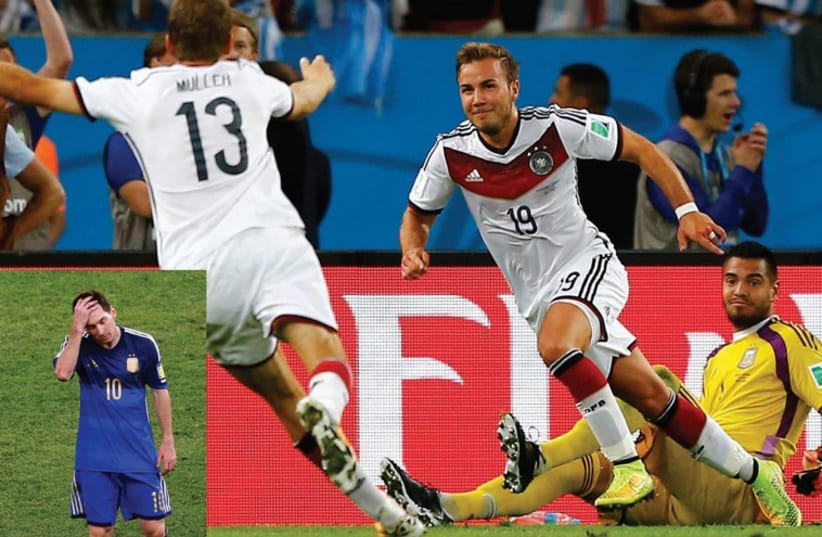 Germany wins 2014 World Cup in Rio, Brazil (photo credit: REUTERS)