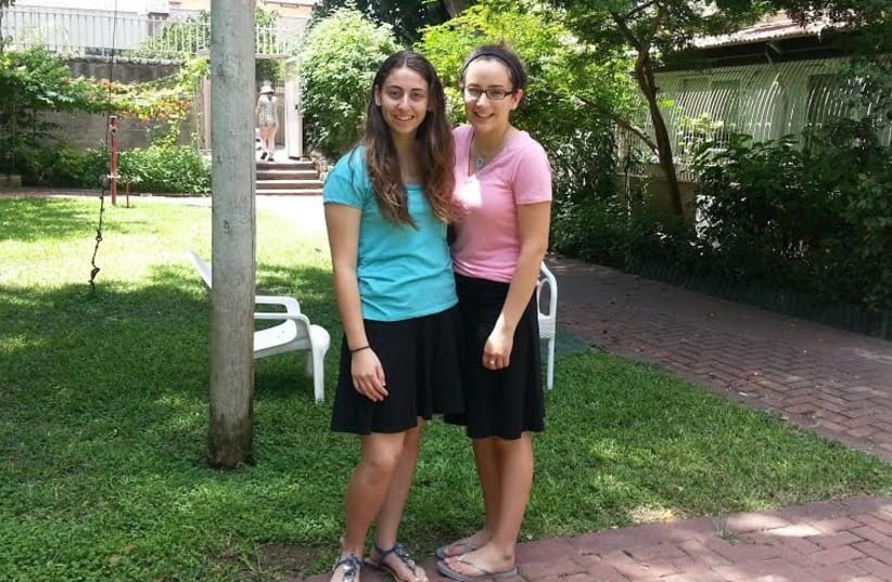 Lauren Schechter and Dina Fleyshmakher are interning at Reuth Medical Center in Tel Aviv (photo credit: Courtesy)