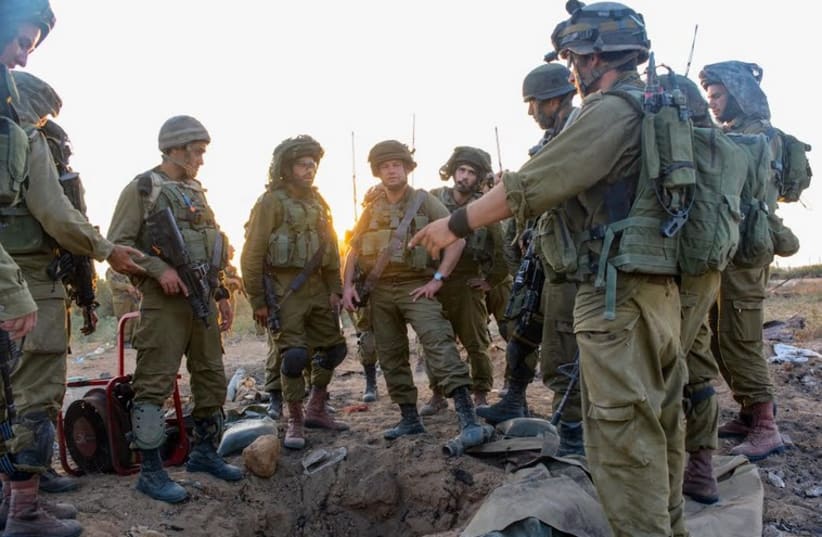 Givati brigade in Gaza (photo credit: IDF SPOKESMAN'S OFFICE)
