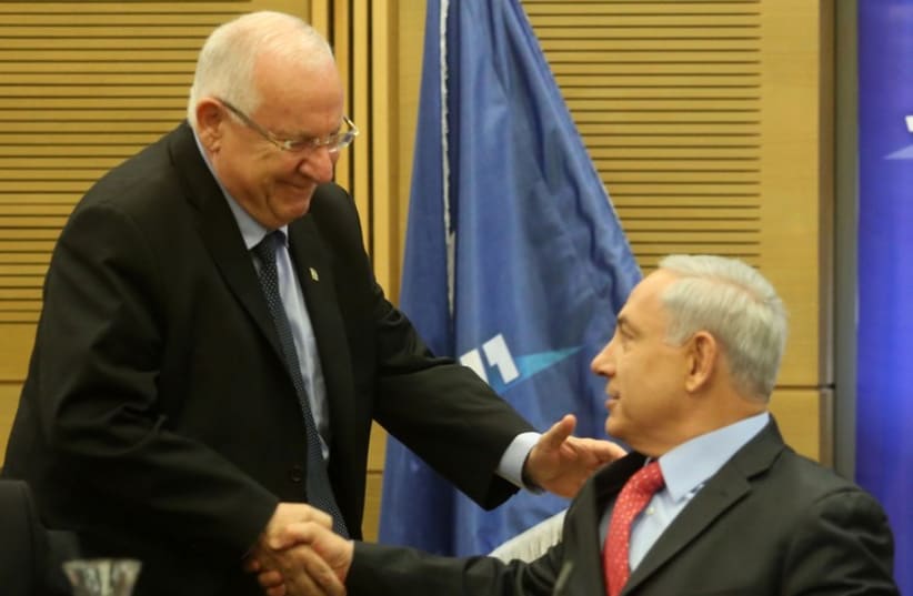 Pm Netanyahu and Reuven Rivlin (photo credit: MARC ISRAEL SELLEM/THE JERUSALEM POST)