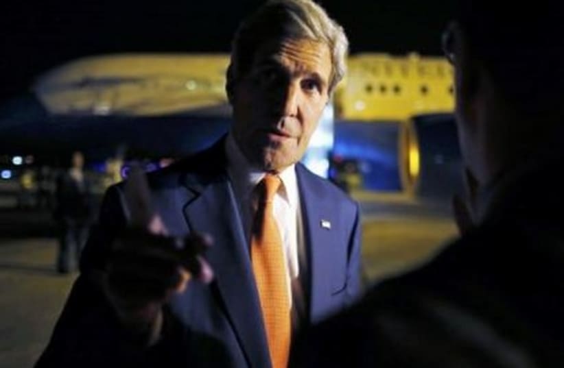 US Secretary of State John Kerry arrives in Paris July 26, 2014. (photo credit: REUTERS)