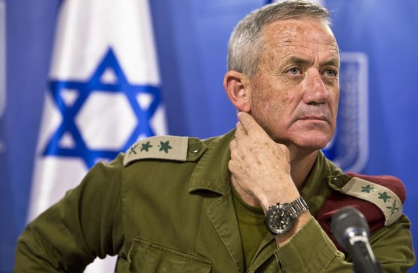 IDF Chief of Staff Lt.-Gen. Benny Gantz (photo credit: REUTERS)