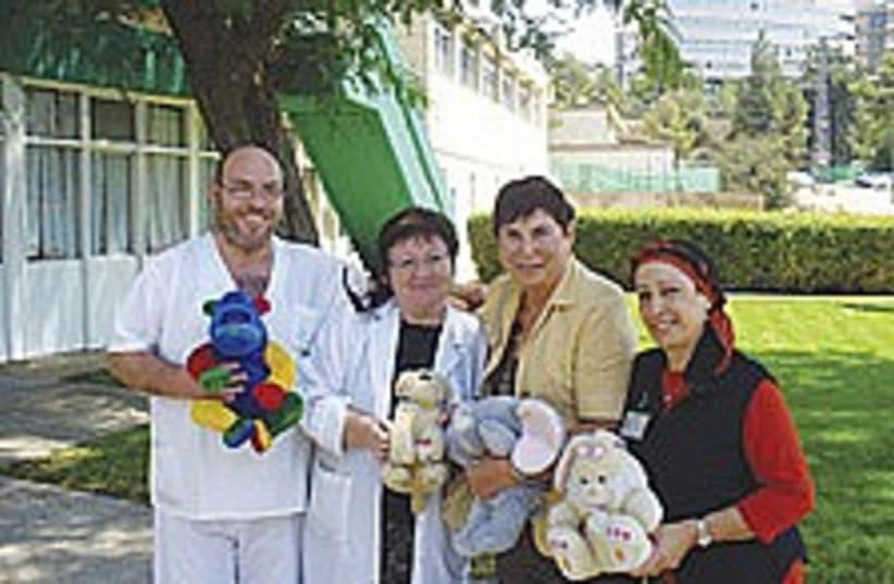 herzog hospital cute teddy bears 224 88 (photo credit: Judy Siegel )