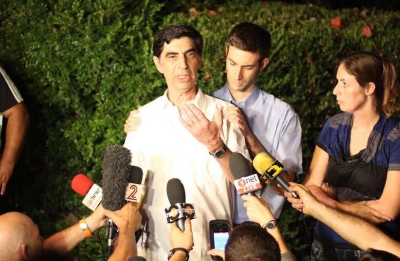 Simcha Goldin, father of missing IDF soldier (photo credit: BEN HARTMAN)