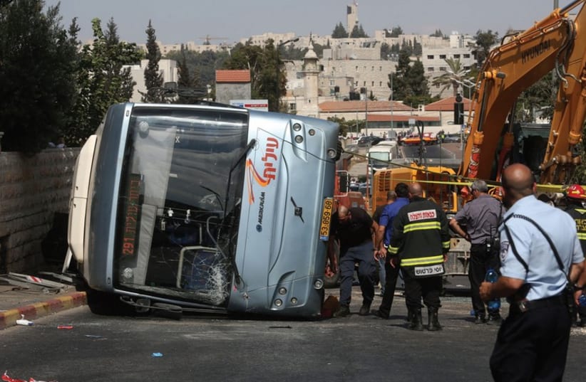 Terrorist attack in Jerusalem (photo credit: MARC ISRAEL SELLEM/THE JERUSALEM POST)