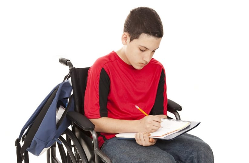 Disabled teen  (photo credit: INGIMAGE / ASAP)