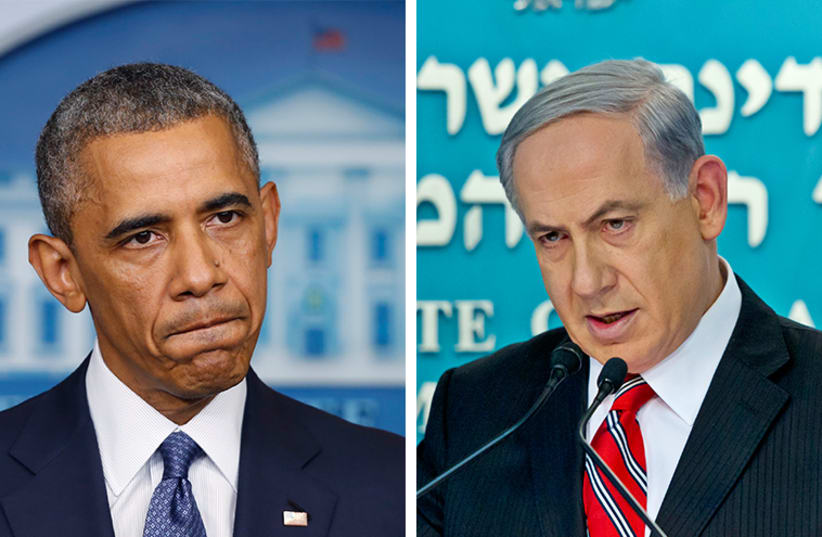 Obama and Netanyahu (photo credit: REUTERS)