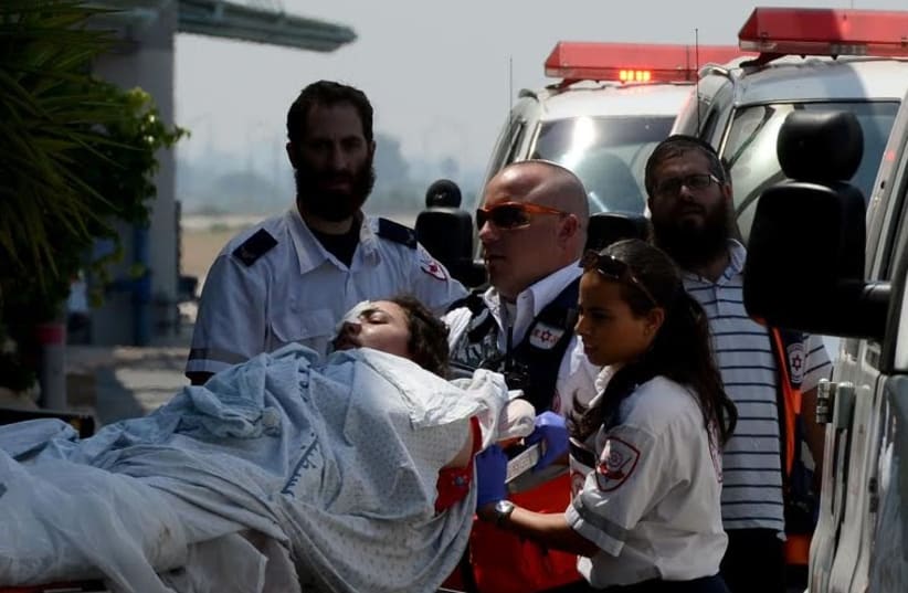 Mission to evacuate Gaza wounded to Turkey (photo credit: MAGEN DAVID ADOM)