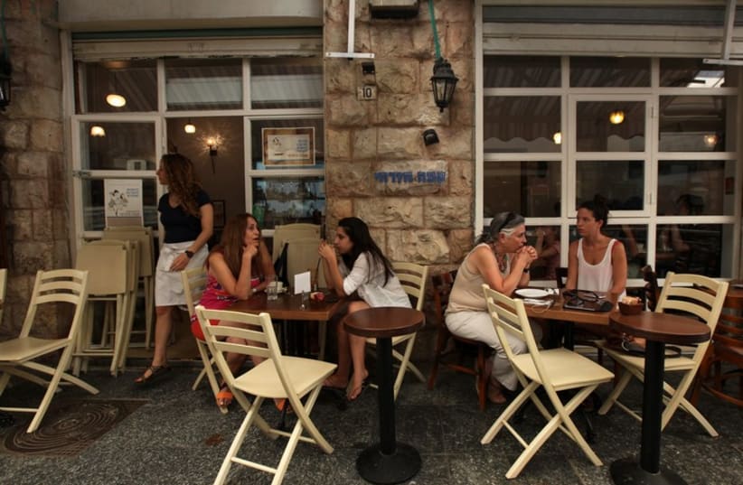 Cafe Mizrachi in Jerusalem's Mahane Yehuda Shuk  (photo credit: MARC ISRAEL SELLEM)