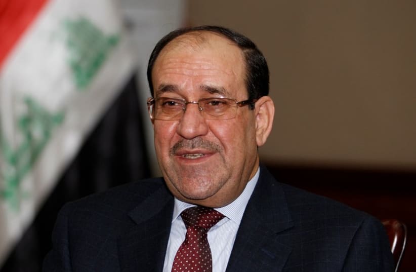 Outgoing Iraqi Prime Minister Nuri al-Maliki. (photo credit: REUTERS)
